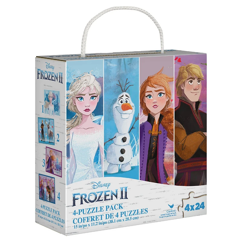 Disney Frozen 2 4-Pack of Jigsaw Puzzles