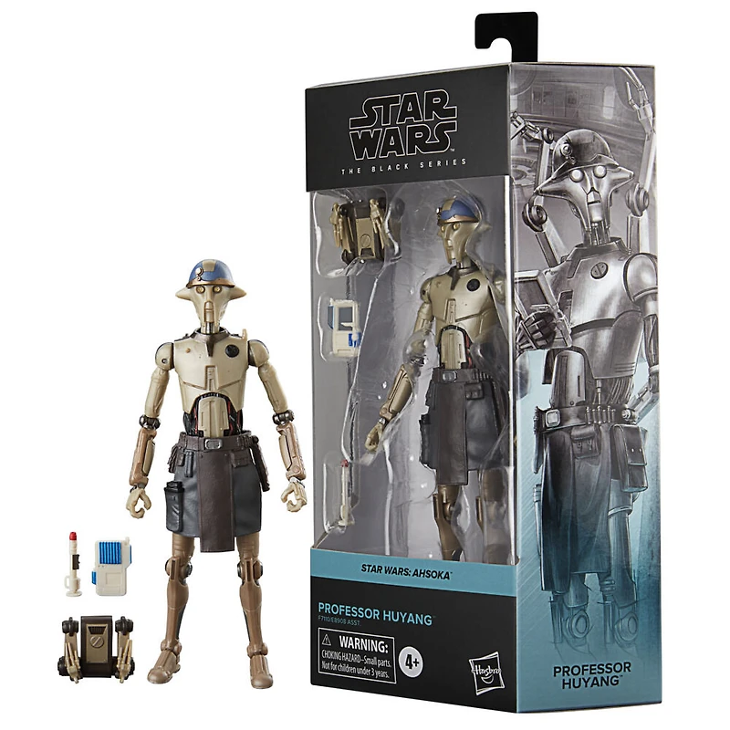 Star Wars The Black Series, figurine Professeur Huyang de 15 cm
