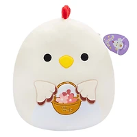 Squishmallows de 19,0 cm Pâques - Todd coq beige
