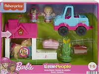 Fisher-Price Little People Barbie Coffret Écurie, cheval, lumières et sons