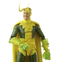 Marvel Legends Series, figurine de collection Loki de 15 cm MCU Disney+, 5 accessoires et 1 pièce Build-a-Figure