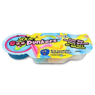Sour Goo Dunkers-Vers Gummy Et Bonbons Liq
