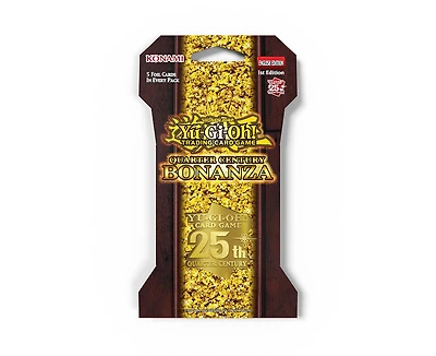 Booster et protège-cartes Quart de Siècle Bonanza Yu-Gi-Oh! - Édition anglaise