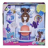 Baby Alive GloPixies Minis Doll, Sky Breeze, Glow-In-The-Dark Doll