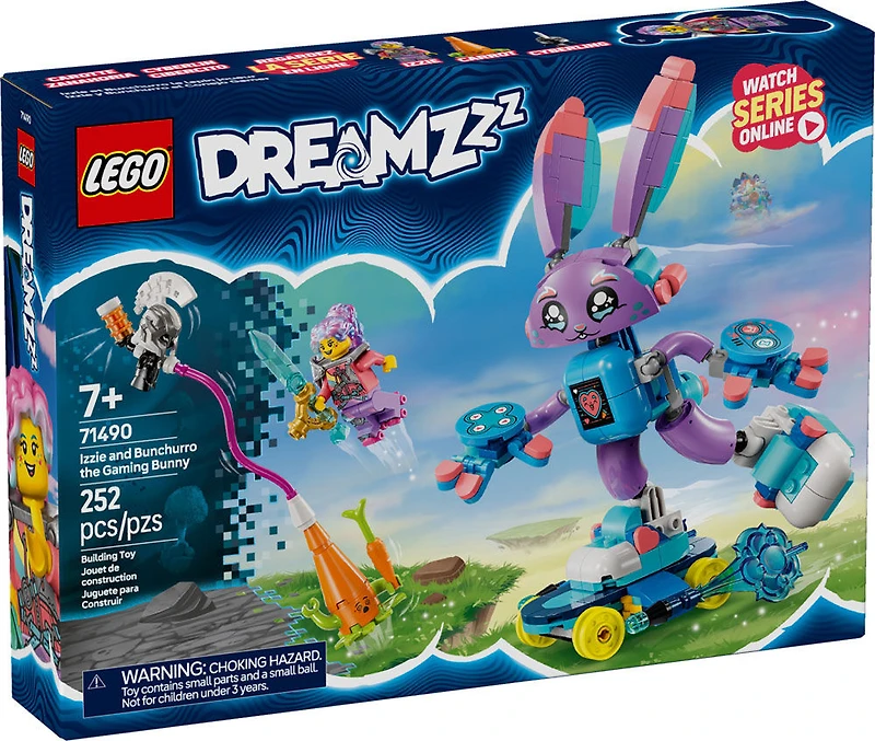 LEGO DREAMZzz Izzie and Bunchurro the Gaming Bunny - Fantasy Bunny Toy for Kids - 71490
