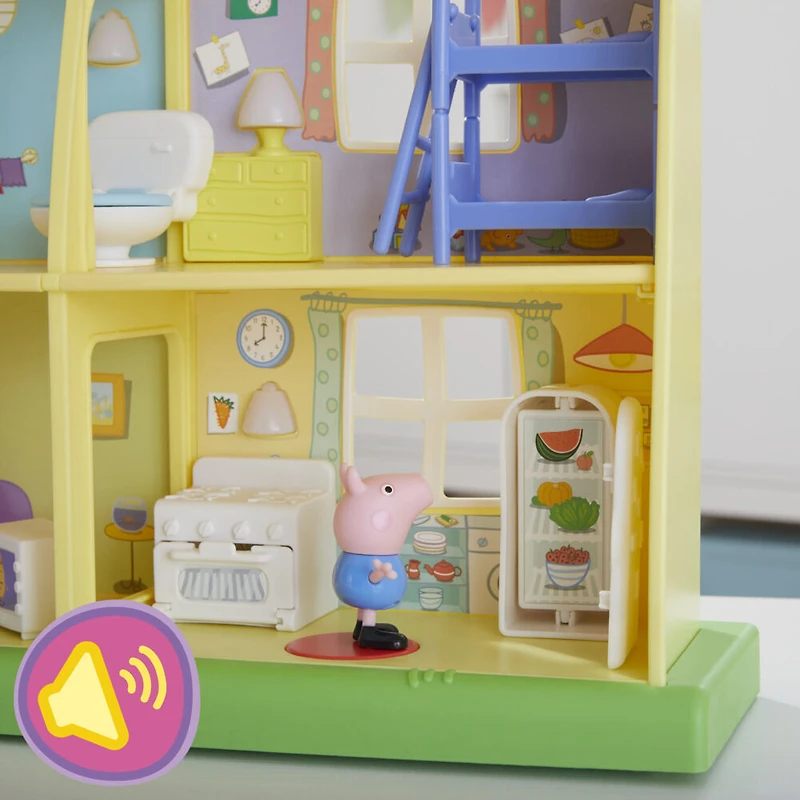 Peppa Pig Peppa's Adventures Peppa's Playtime to Bedtime House Toy