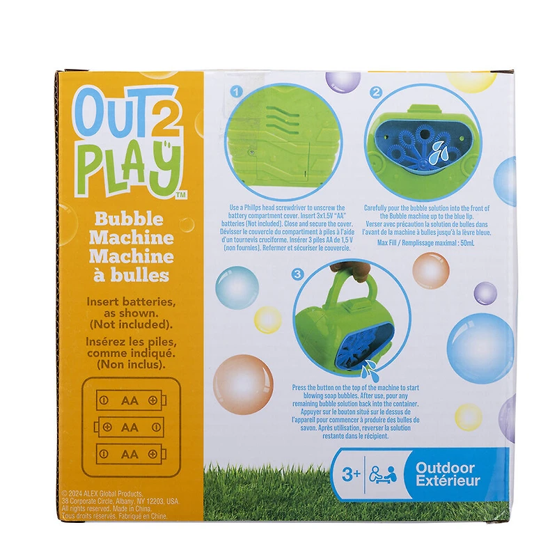 O2P Bubble Machine 118Ml