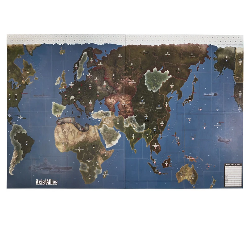 Avalon Hill Axis and Allies 1942 Second Edition WWII Strategy Board Game - English Edition