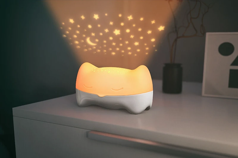 Benbat - Projector & Soother - Hooty On-The-Go / Grey White / 0-6 Years Old