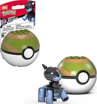Mega Pokemon Deino Construction Set with character figures (25 Pieces)