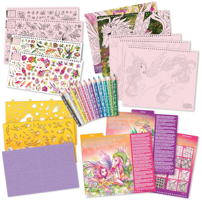 Nebulous Stars - Carnet de croquis - Chevaux fantastiques - Lilyaz et Viviaz