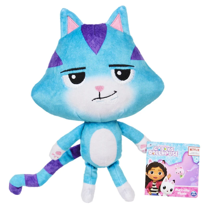 DreamWorks, Gabby's Dollhouse, Peluche Purr-ific Plush CatRat de 20,3 cm