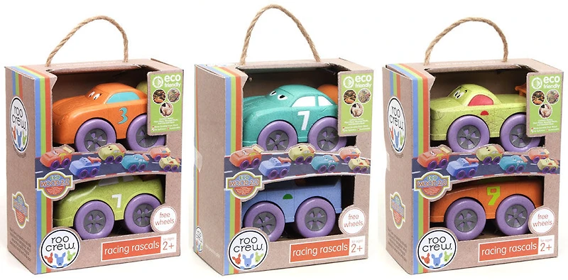 Roo Crew  Racing Rascals - 1 per order, colour may vary (Each sold separately, selected at Random)