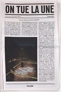 On tue la une - French Text