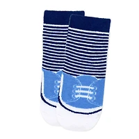 Small Wonder - Chaussette Tout-Petit, Baskets Bleues 2T-4T