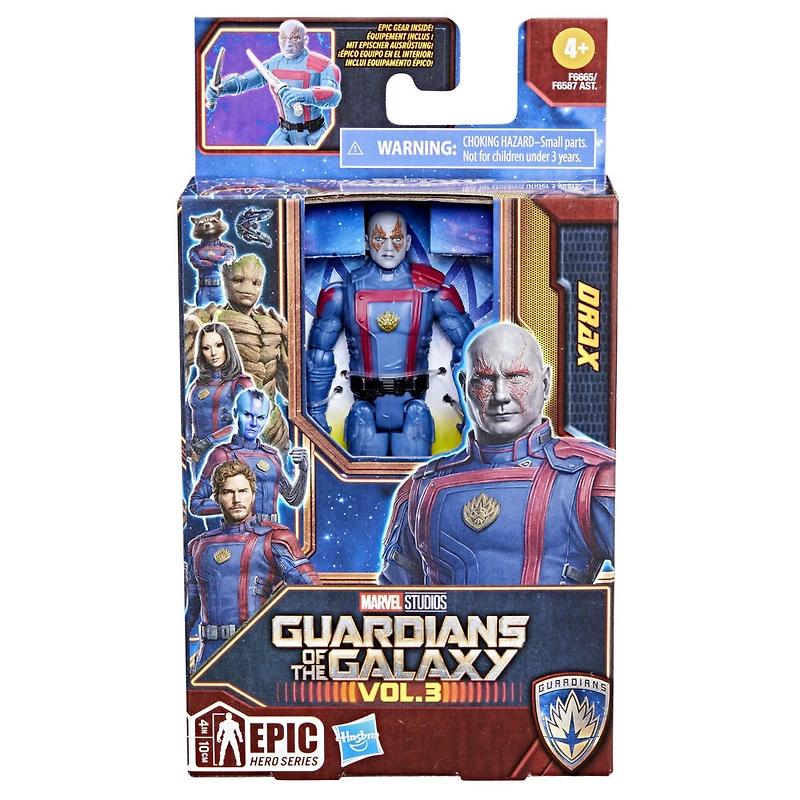 Marvel Studios Gardiens de la galaxie Vol. 3 figurine articulée Epic Hero Series Drax