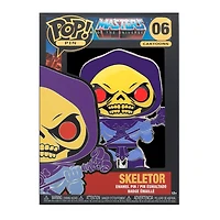 Badge émaillé Skeletor GID eyes par Funko Pop! Les Maîtres de l'univers