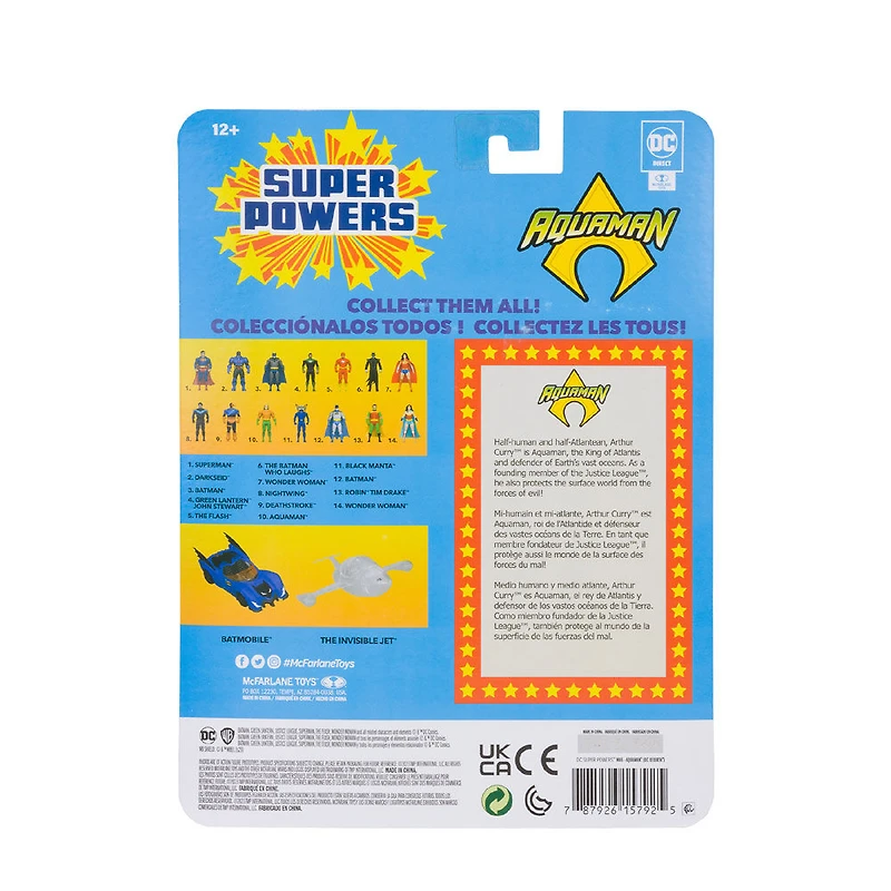Figurine 4"DC Super Powers - Aquaman