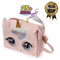 Purse Pets, Glamicorn Unicorn Interactive Purse Pet with Over 25 Sounds and Reactions