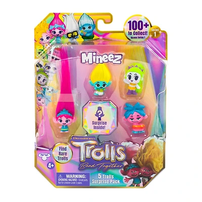 Figurines Trolls S1 Mineez 5Pk