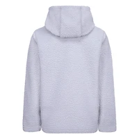 Nike Sherpa Pullover Hoodie - Light Smoke Grey