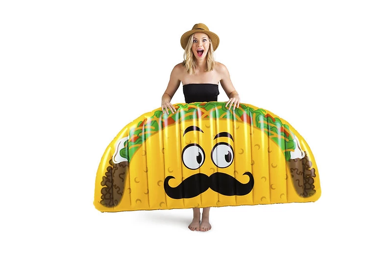 Big Mouth Giant Taco Pool Float - English Edition