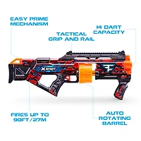 X-Shot Skins Last Stand Dart Blaster - FaZe Clan (16 fléchettes) par ZURU