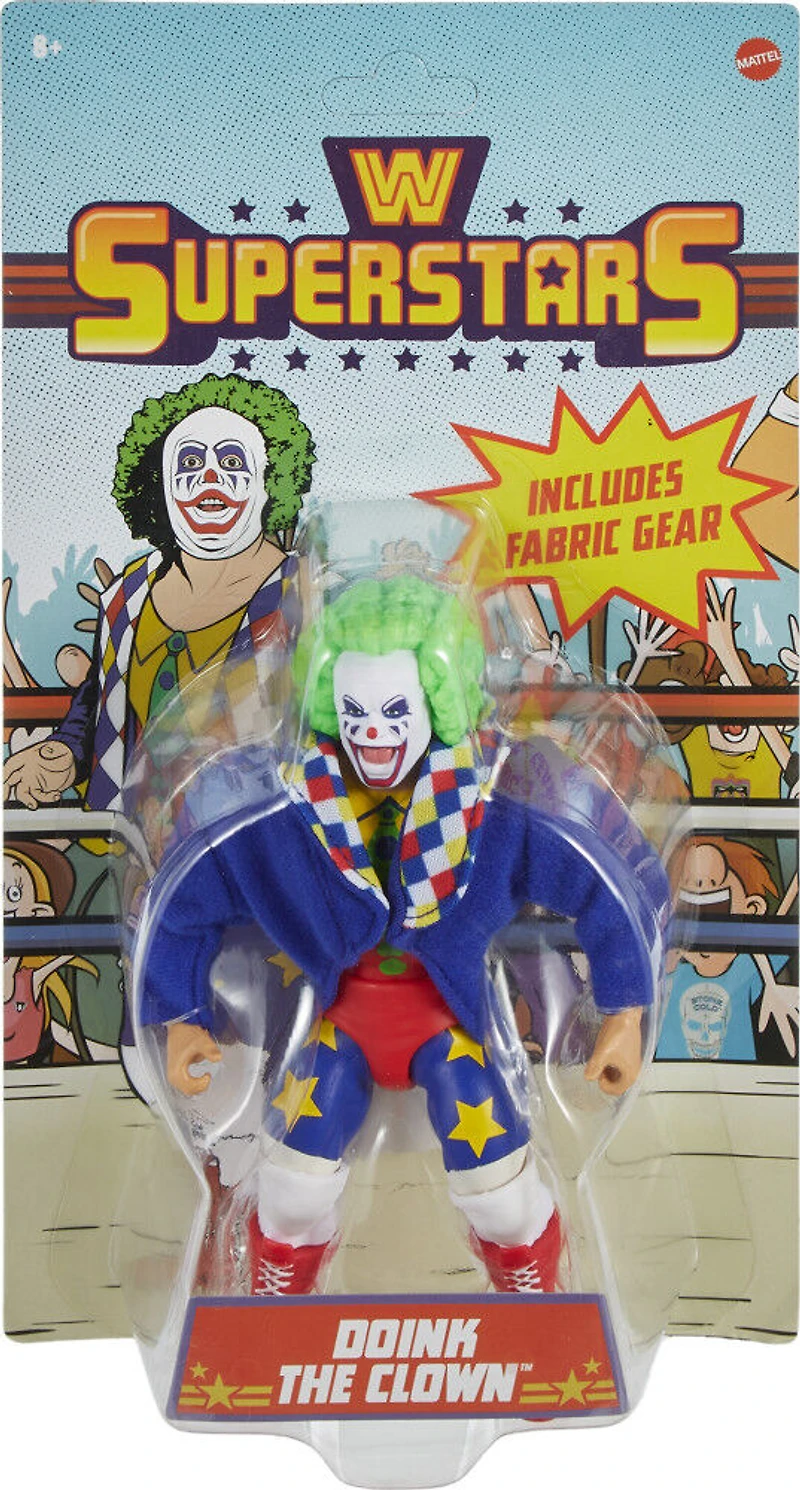 WWE Superstars Figurine articulée et accessoires Doink the Clown