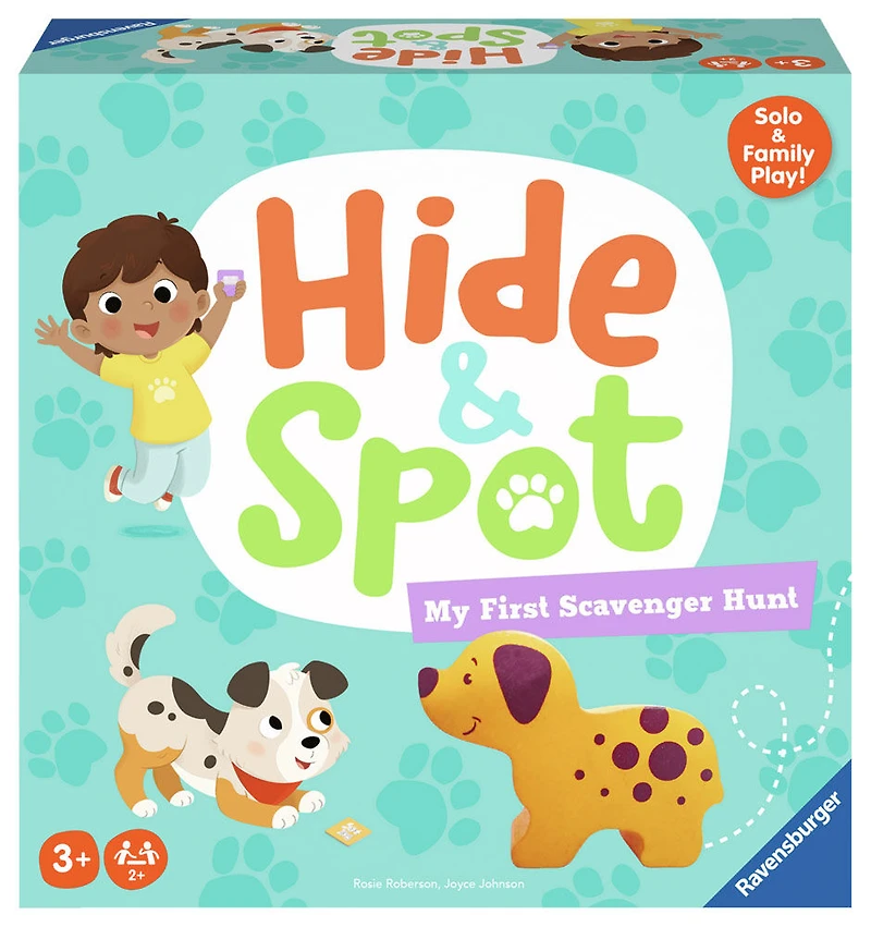 Ravensburger Hide & Spot Jeu Préscolaire - Chasse au trésor familiale - Édition anglaise