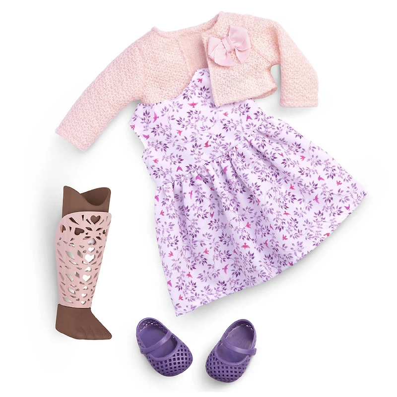 Poupée 46 cm avec jambe artificielle, Suzee, Our Generation