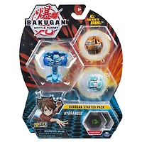 Bakugan, Starter Pack 3 personnages, Hydranoid, Créatures transformables à collectionner