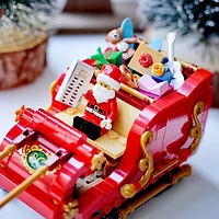 LEGO Santa's Sleigh Christmas Toy Building Set for Ages 9-13, with Reindeer & Santa Figurine, 40499