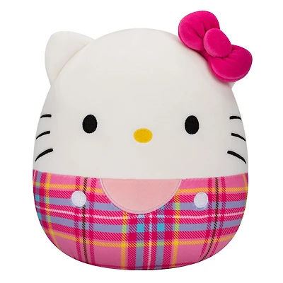 Squishmallows 8" - Sanrio: Pink Plaid Hello Kitty