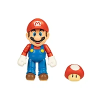 Figurine Nintendo de 4 pouces - Mario avec Champignon 