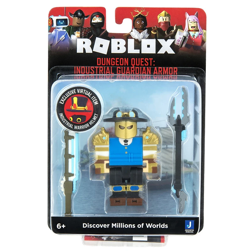 Figures centrales Roblox - Quête de donjon : Armure de gardien industriel