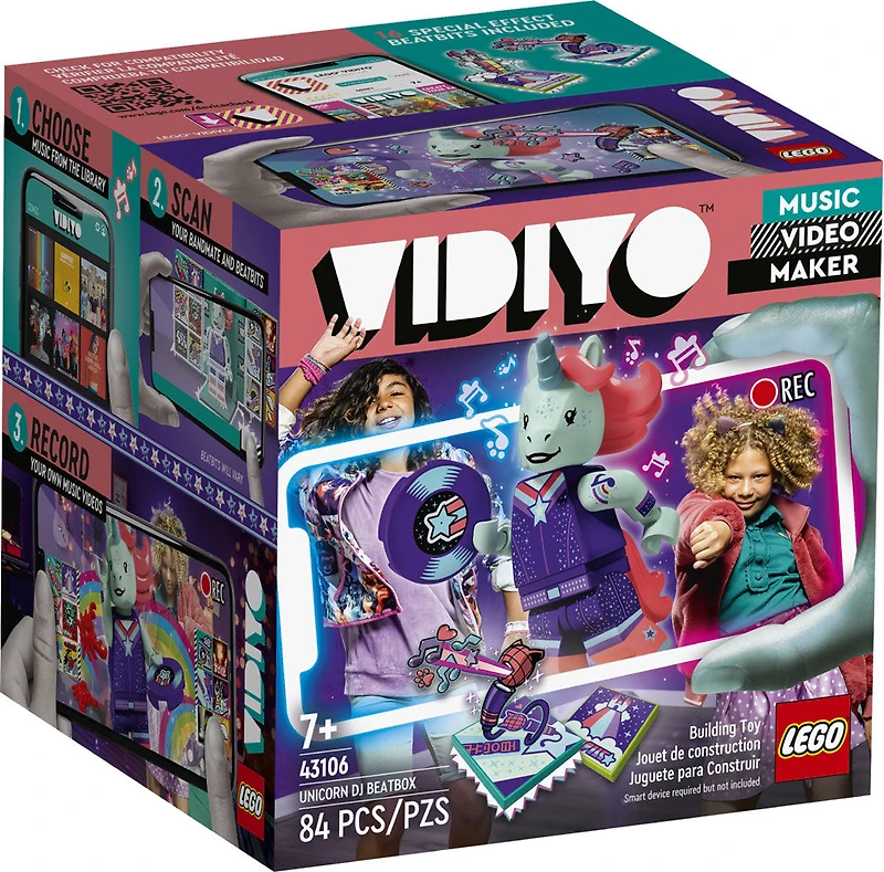 LEGO VIDIYO Unicorn DJ BeatBox 43106 (84 pièces)