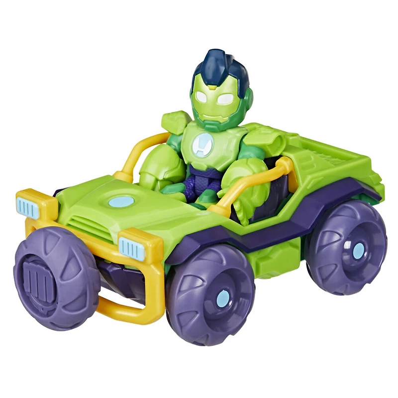 Marvel Iron Man and his Awesome Friends Iron Hulk Action Figure & Toy Vehicle