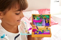 Polly Pocket - Coffret de jeu compact Safari dans la jungle