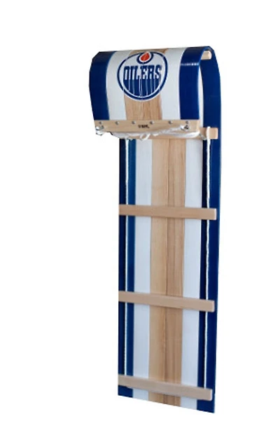 JAB - 4' Toboggan with NHL Oilers Edmonton team's logo