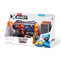 Pisolet Flux XSHOT Skins - Décoration Poppy Playtime (8 Fléchettes) par ZURU