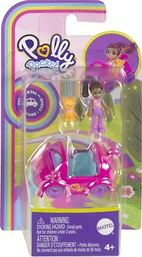 Polly Pocket Micro-poupée, véhicule en métal