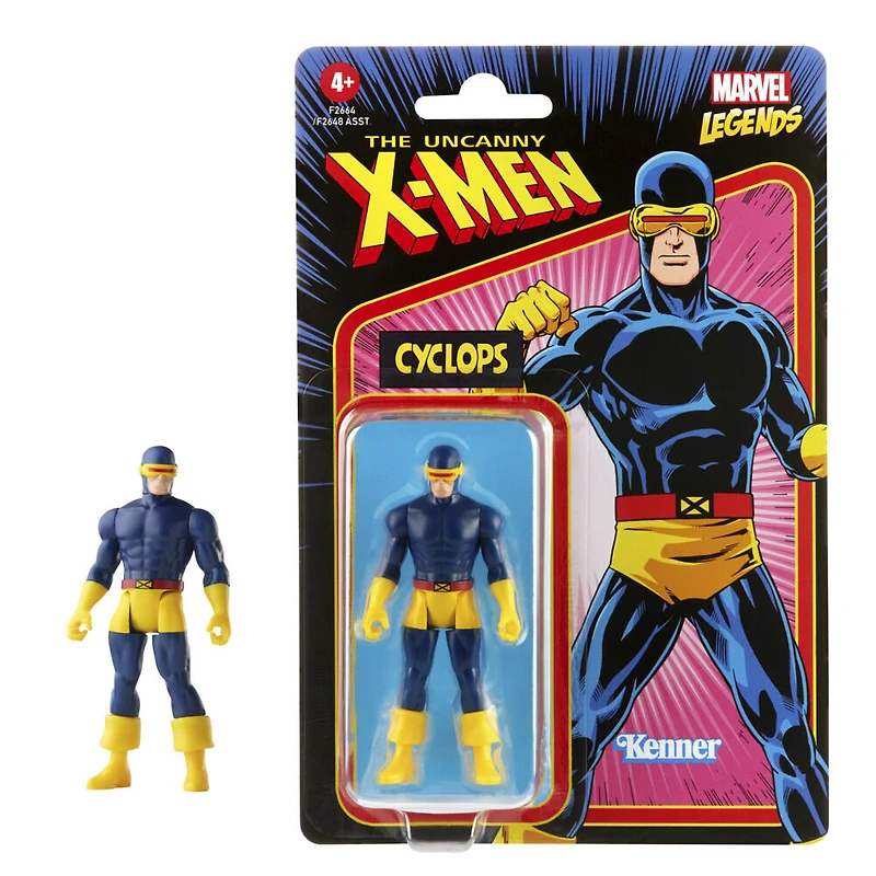 Marvel Legends 3.75-inch Retro 375 Collection Marvel's Cyclops Action Figure Toy
