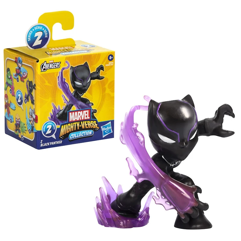 Marvel Avengers Mighty-Verse Collection Series 2, Black Panther Action Figure