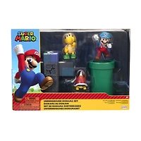 M2 - Ensemble De Diorama De Nintendo Mario 2,5 Pouces - Monde Souterrain