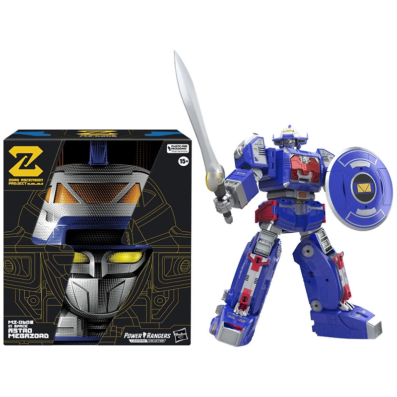 Power Rangers Lightning Collection Zord Ascension Project,figurine de collection Astro Megazord Dans l'espace de 36 cm,échelle 1/144e