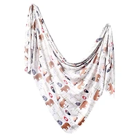 Copper Pearl Lumberjack Swaddle