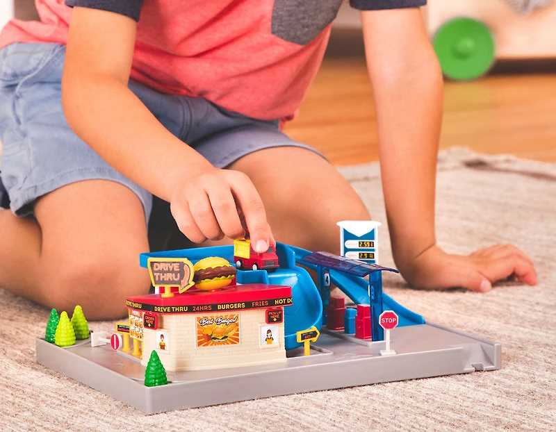 Ensemble Station-service, Arrêt ravitaillement et restaurant - Format Poche, Driven