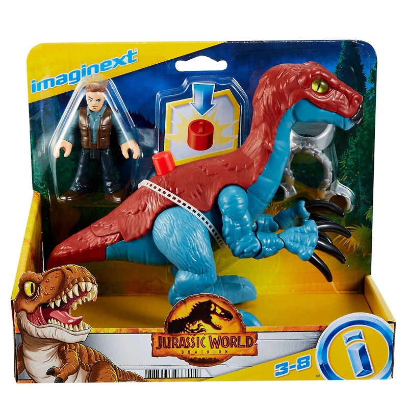 Imaginext - Jurassic World - Therizinosaurus et Owen