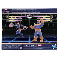 Marvel Legends Series Gamerverse Psylocke contre Thanos, figurines de collection