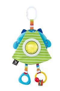 Benbat - Dazzle Friends Rattle Toy - Owl / Blue / 0-24 Months Old